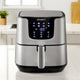 Devanti Air Fryer 7L LCD Fryers Stainless Steel - Mekamart Australia