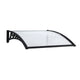 Instahut Window Door Awning 0.8mx1m Transparent - Mekamart Australia