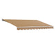Instahut Retractable Folding Arm Awning Motorised Remoter Sunshade 2.5Mx2M Beige - Mekamart Australia