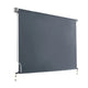 Instahut 2.7X2.5M Outdoor Blinds Awning Roll Down Canopy Retractable Outdoor Blinds Window Shade Grey - Mekamart Australia