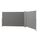 Instahut Side Awning Sun Shade Outdoor Retractable Privacy Screen 1.8X6M Grey - Mekamart Australia