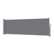 Instahut Side Awning Sun Shade Outdoor Blinds Retractable Screen 1X3M Grey - Mekamart Australia
