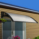 Instahut Window Door Awning 1mx1.5m Transparent - Mekamart Australia