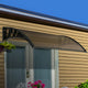 Instahut Window Door Awning 1mx6m - Brown - Mekamart Australia
