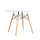 Artiss Dining Table Round White 4 Seater 90CM - Mekamart Australia