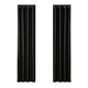 Artiss 2X Blockout Curtains Eyelet 140x230cm Black Shine - Mekamart Australia