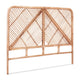 Artiss Bed Headboard Queen Bedhead Rattan - FRED Pine - Mekamart Australia