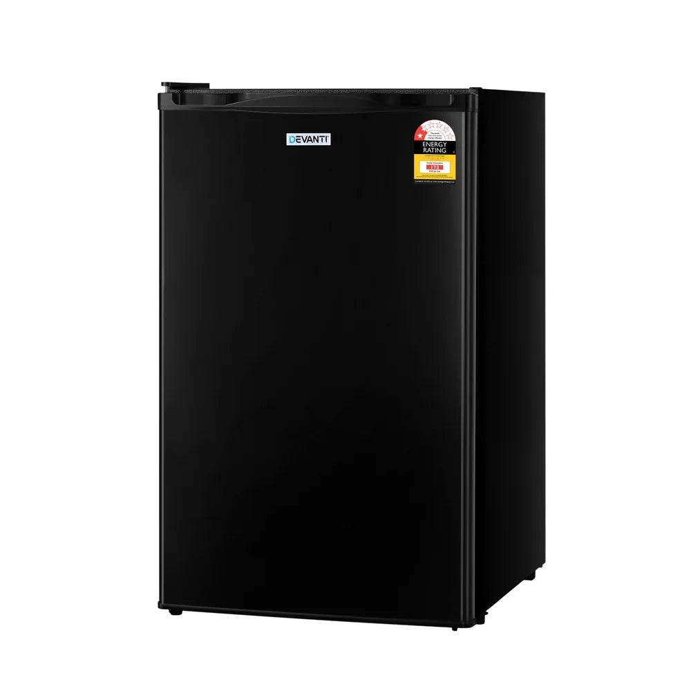 Devanti 110L Bar Fridge Black - Mekamart Australia