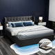 Artiss Bed Frame King Size Gas Lift Charcoal ISSA - Mekamart Australia