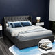 Artiss Bed Frame Queen Size Gas Lift Charcoal ISSA - Mekamart Australia