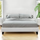 Artiss Bed Frame Double Size White NEO - Mekamart Australia
