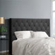 Artiss Bed Head Headboard Double Size Fabric - CAPPI Charcoal - Mekamart Australia