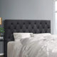 Artiss Bed Head Headboard Queen Size Fabric - CAPPI Charcoal - Mekamart Australia