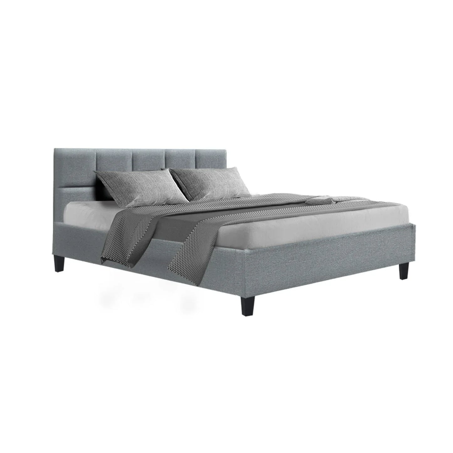 Artiss Bed Frame Queen Size Grey TINO - Mekamart Australia