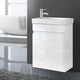 Cefito Vanity Unit 400mm with Basin White - Mekamart Australia