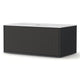 Cefito Vanity Unit 900mm Bathroom Cabinet Storage Wall Hung Grooved Timber Black - Mekamart Australia