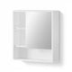 Cefito Bathroom Mirror Cabinet Mirrored Medicine Adjustable Shelf Wall Mounted 560mm White - Mekamart Australia