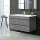 Cefito Vanity Unit 915mm with Basin Grey - Mekamart Australia