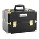 Embellir Portable Cosmetic Beauty Makeup Case - Black & Gold - Mekamart Australia