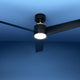 Devanti 52'' Ceiling Fan DC Motor w/Light w/Remote - Black - Mekamart Australia