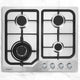 Devanti Gas Cooktop 60cm 4 Burner Silvir - Mekamart Australia