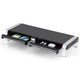 Artiss RGB Monitor Stand with USB Hub Desk Organiser Charging Stand Computer Stand Black