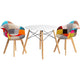 1 Artiss Dining Table and 2 Chairs Set DSW 90cm - Mekamart Australia