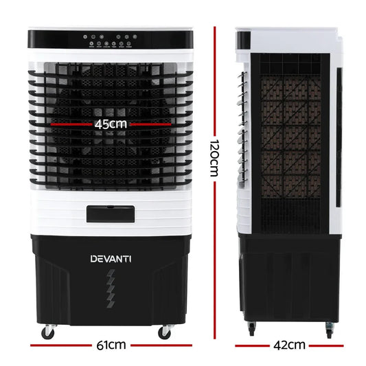 Devanti 60L Evaporative Air Cooler Conditioner - Mekamart Australia