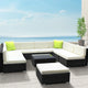 Gardeon 10-Piece Outdoor Sofa Set Wicker Couch Lounge Setting 9 Seater - Mekamart Australia