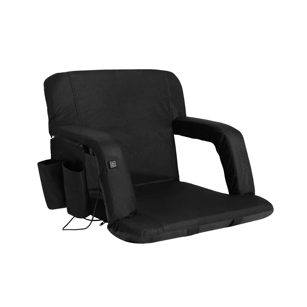 Artiss Lounge Sofa Bed With Armrest Heated Floor Recliner Futon Couch Folding Chair Cushion - Mekamart Australia