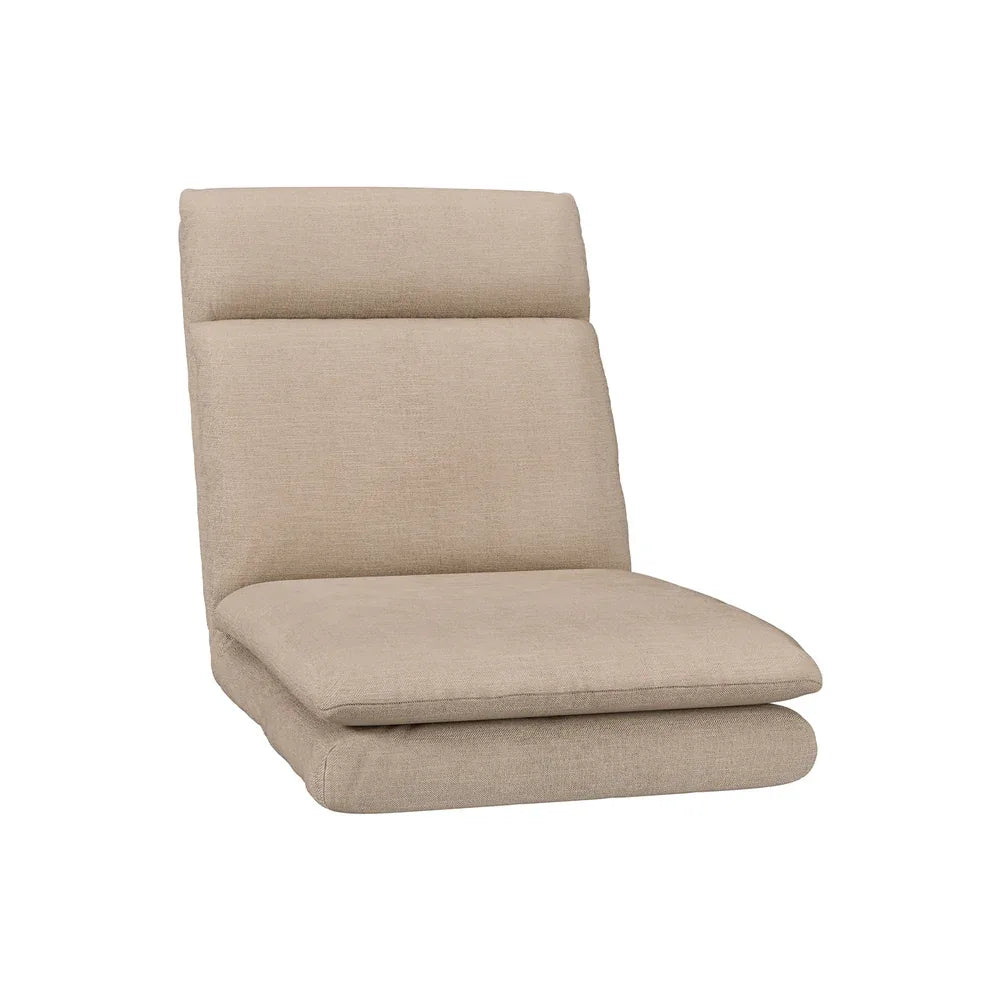 Artiss Floor Chair Sofa 1 Seater Linen Beige - Mekamart Australia