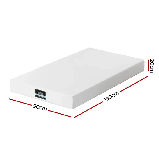 Giselle 20cm Memory Foam Mattress Green Tea Single - Mekamart Australia