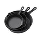 5-star chef Non Stick Frying Pan Cast Iron 3PCS - Mekamart Australia