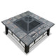Grillz Fire Pit BBQ Grill Ice Bucket 4-In-1 Table - Mekamart Australia