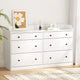 Artiss 6 Chest of Drawers - PETE White - Mekamart Australia