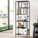 Artiss Bookshelf 5 Tiers RHYS Black - Mekamart Australia