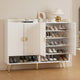 Artiss Shoe Rack Cabinet 5 Tiers 30 Pairs White - Mekamart Australia