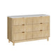 Artiss 6 Chest of Drawers Dresser Table Pine - Mekamart Australia
