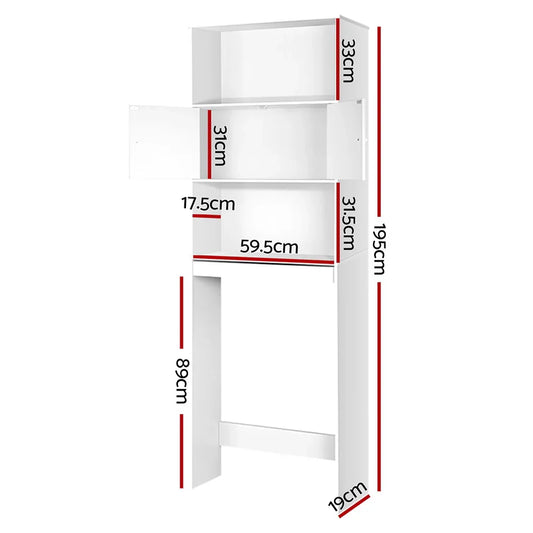 Artiss Bathroom Cabinet Over the Toilet Storage Shelf - Mekamart Australia
