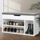 Artiss Shoe Rack Bench Shoe Cabinet White Allen - Mekamart Australia