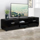 Artiss Entertainment Unit TV Cabinet 140cm Black Jim - Mekamart Australia