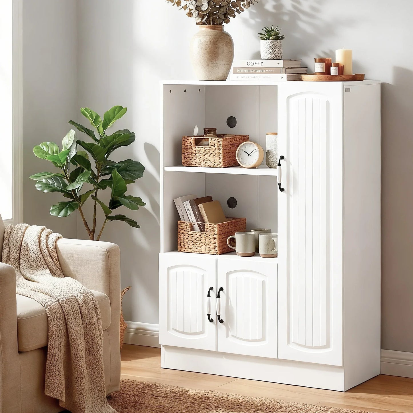 Artiss Buffet Sideboard - ARIA White - Mekamart Australia