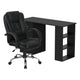 Artiss Computer Desk 120cm Executive Office Chair Set PU Leather High Back Black - Mekamart Australia