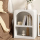 Artiss Bedside Table Shelves Side End Table Storage Nightstand White ARCHED - Mekamart Australia