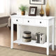 Artiss Console Table 3 Drawers 100CM White Chole - Mekamart Australia