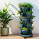 Green Fingers Garden Bed 5 Tier Vertical Garden Strawberry Stackable Planters Herbs Petunias - Mekamart Australia