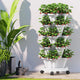 Green Fingers Garden Bed 5 Tier Vertical Garden Strawberry Stackable Planters Herbs Petunias - Mekamart Australia