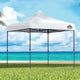 Instahut Gazebo Pop Up Marquee 3x3 Folding Tent Outdoor Camping 500D Oxford - Mekamart Australia