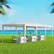 Instahut Gazebo 3x9 Wedding Party Marquee Tent Outdoor Event Camping Shade White - Mekamart Australia