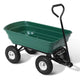 Gardeon Garden Cart Dump 270kg Hand Trailer Trolley Wagon Wheelbarrow Pull 75L - Mekamart Australia
